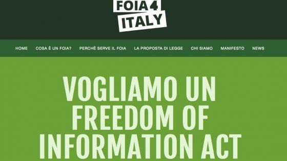 Abbiamo un Foia, o forse no. "Ecco come possiamo migliorarlo"