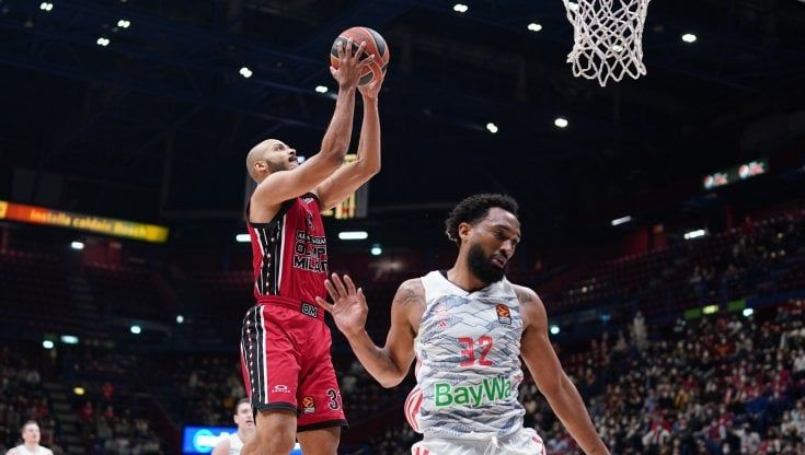Basket, Eurolega: l'Olimpia Milano batte il Bayern Monaco 84-77. Nei playoff avrà il fattore campo
