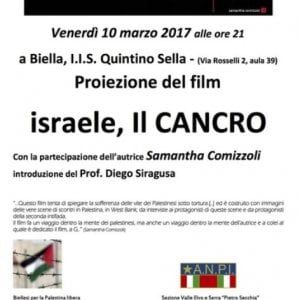 Biella, documentario anti Israele col logo della sezione Anpi. La segretaria nazionale: "Avrete sanzioni"