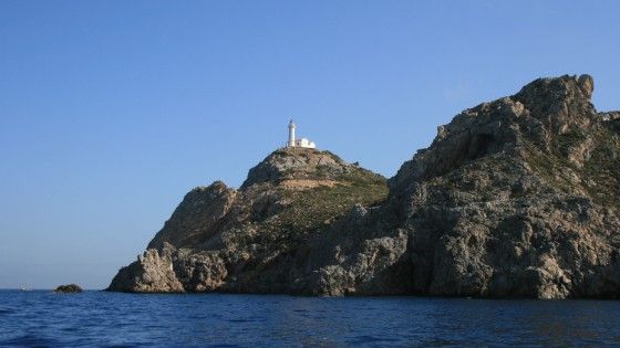 L'ultimo incontro con il mare, un tuffo solitario prima di dire addio al faro