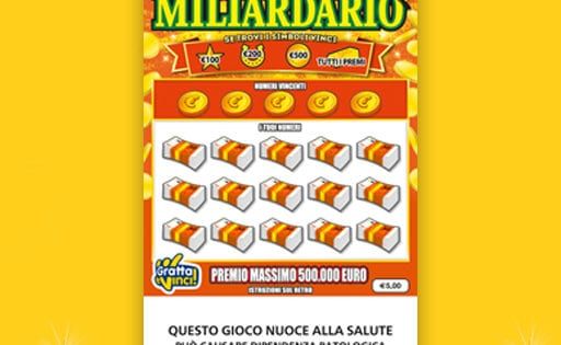 Gratta e Vinci, vinti 10.000 euro a Castellammare di Stabia