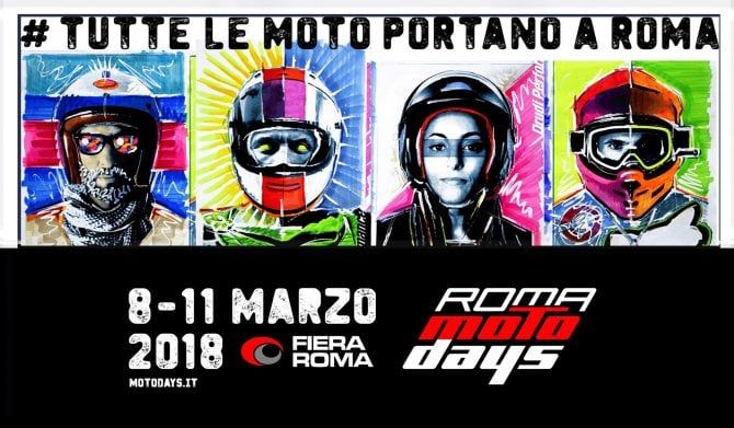 Tutto pronto per MotoDays, a Roma dall’8 al 11 marzo