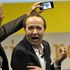 Benigni e Scalfari tra politica e poesia (con selfie)