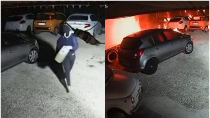 Roma Est, c’è il video dell’attentato all’autosalone. Il titolare: “Infami, prendetevela con me”