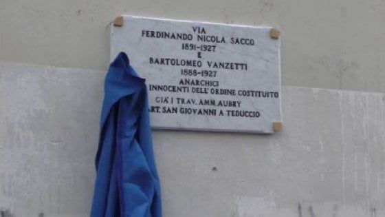 Il Comune di Napoli intitola una strada ai due anarchici Sacco e Vanzetti 