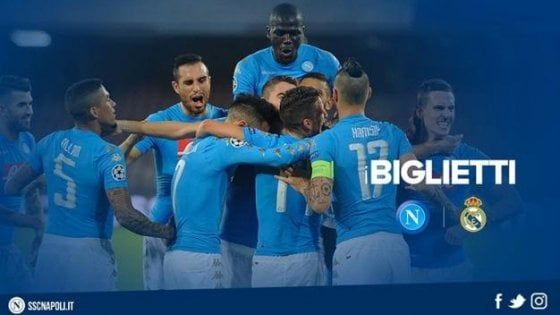 Napoli-Real: la società anticipa a domani, lunedì 2 gennaio, la vendita dei biglietti di Distinti e curve