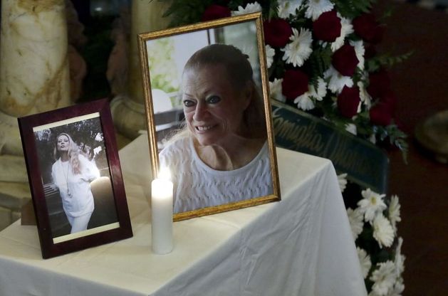 L'addio ad Anita Ekberg nella Chiesa luterana di Roma