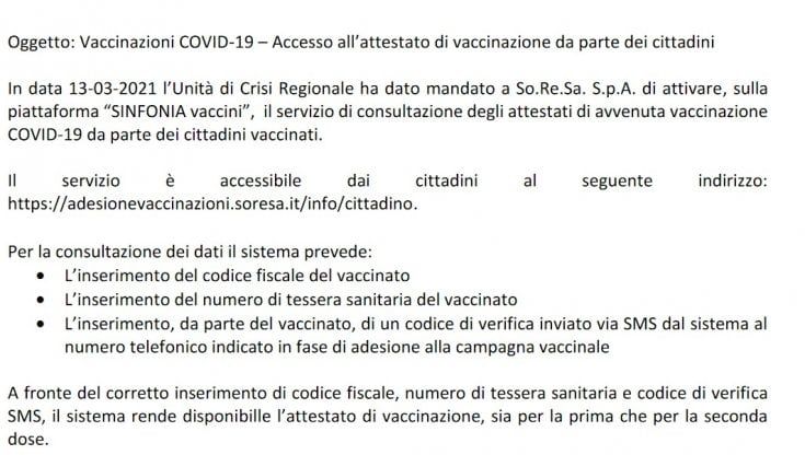 AstraZeneca, ecco come recuperare l'attestato di vaccinazione in Campania