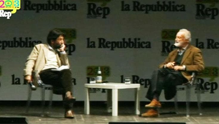 Scalfari e Cacciari a Rep Idee, dialogo sulla democrazia -  integrale 