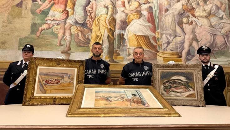 Ritrovati i quadri di Renoir, Cézanne e Matisse rubati nel Parmense: cinque fermi