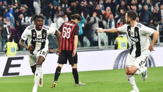Juventus-Milan 2-1: Kean colpisce ancora, bianconeri a un passo dal titolo