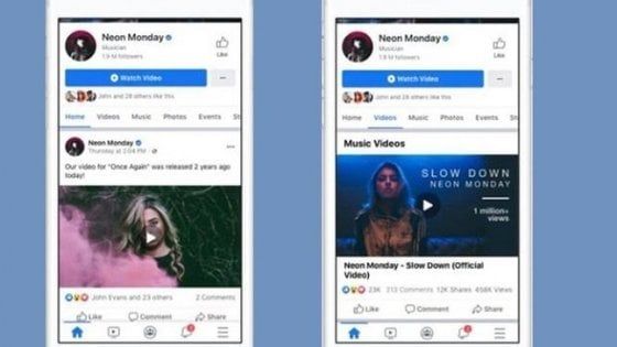 Facebook Vs YouTube: arrivano i video musicali sul social