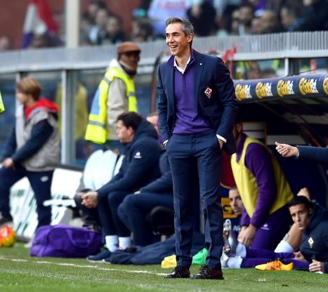 Genoa-Fiorentina, Sousa espulso: tocca la palla prima che esca dal campo