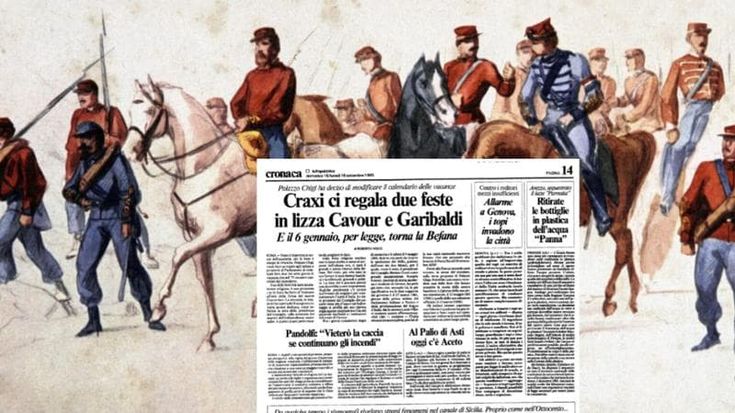 Per la festa dell’Unità d’Italia in lizza Cavour e Garibaldi