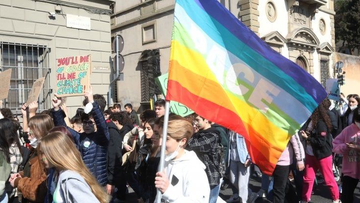 Friday for future, un migliaio in corteo a Firenze per il clima 
