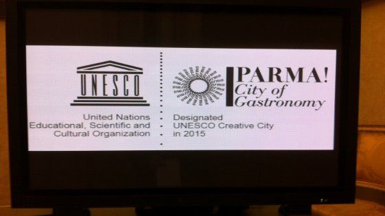 Parma città della gastronomia, presentato il logo
