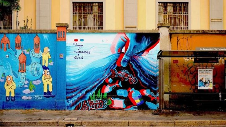 Vernice mangia smog e street art: il murale 3d in via Sammartini è contro l’inquinamento (in tutti i sensi)