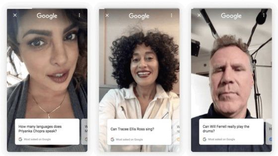 Hai delle curiosità sulle star? Su Google sono loro a risponderti