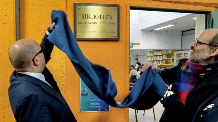 Sangiuliano al liceo Sbordone: “La biblioteca intitolata a Marotta e Ajello”