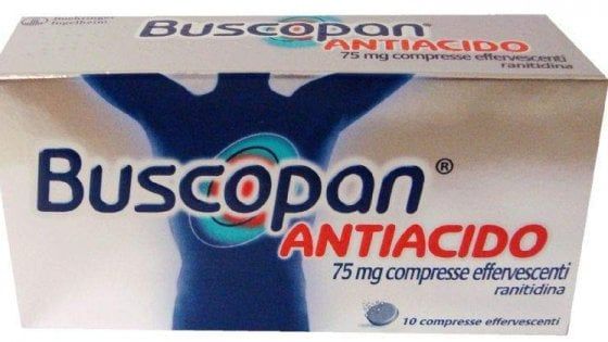 Tra i farmaci a base di ranitidina l'Aifa dispone divieto d'uso anche di lotti di Buscopan antiacido
