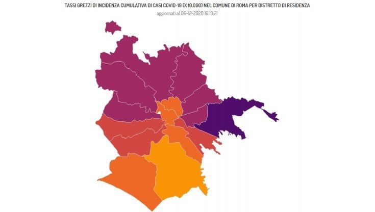 Coronavirus, la mappa del contagio a Roma: restano in testa Centocelle e il sesto municipio