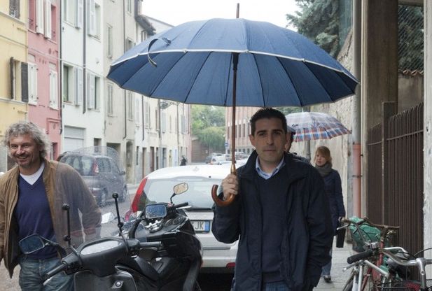 Pizzarotti al seggio elettorale