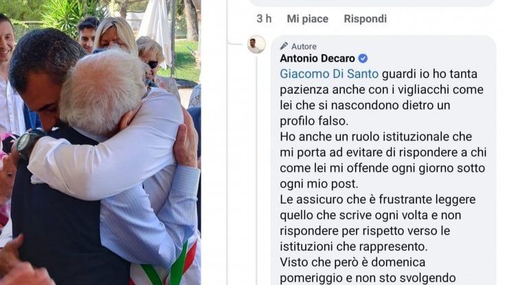 Il sindaco Decaro sbotta su Facebook contro un hater: "Solitamente sono calmo, ma oggi vaffa..."