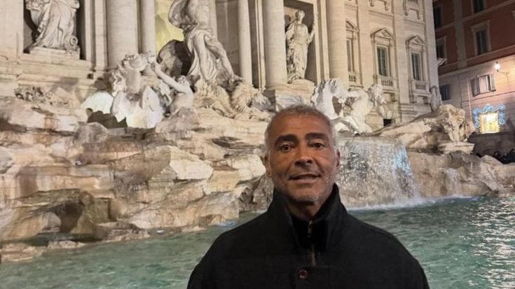 “Romario re di Roma: Falcao e Totti hanno perso il posto”. Il brasiliano in visita nella Capitale
