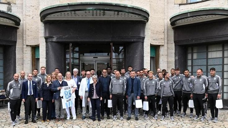 L'Entella visita i piccoli pazienti del Gaslini