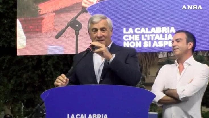 Calabria, Tajani: "Straordinario successo di Occhiuto, scelta vincente di Berlusconi"