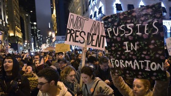 Proteste contro Trump, protagonisti i giovani 