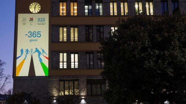 Giochi invernali 2026: A2A illumina sedi di Milano e Brescia
