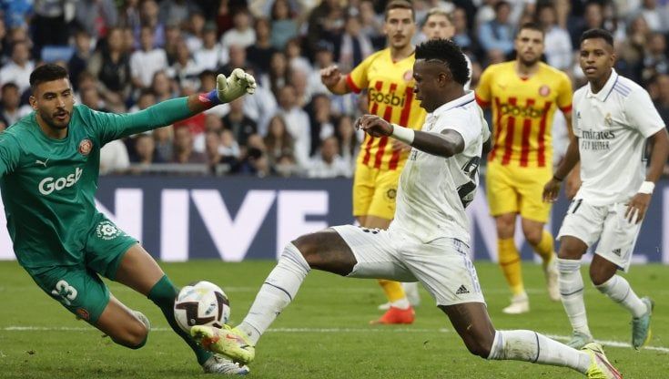 Liga, il Real Madrid pareggia in casa con il Girona: ora il Barcellona è a -1 