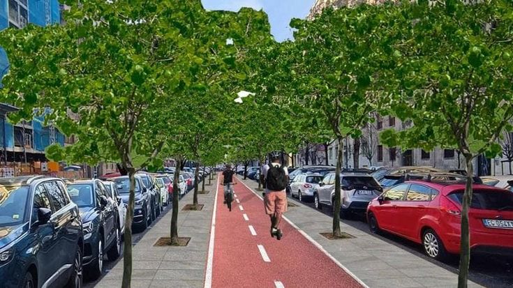 Una ciclabile verde dalla Centrale a Loreto: il progetto per viale Andrea Doria
