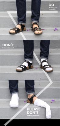 Quegli orrori della moda uomo: mai i sandali con i calzini