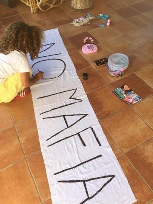 Castellammare, flash mob contro la mafia e il malaffare