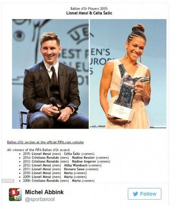 Fifa, Messi Pallone d'Oro con cinque giorni di anticipo