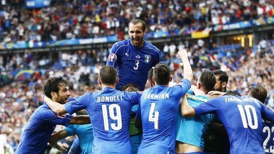 Italia-Spagna 2-0, Chiellini e Pellè stendono le Furie rosse