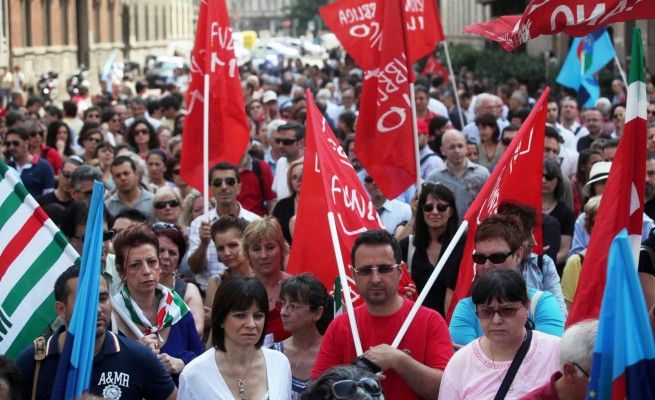 Confederali, ecco la protesta<br /> contro la legge di stabilit&agrave;