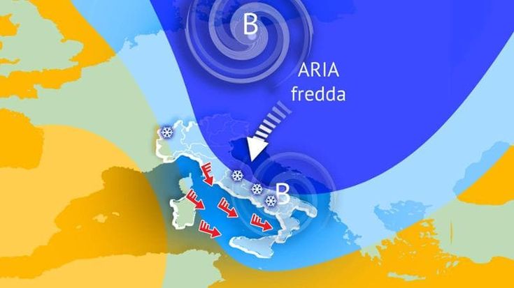 Previsioni meteo, il maltempo non molla la presa: ancora tanto vento e neve a bassissima quota