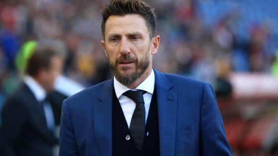 Roma, Di Francesco: "Sto con Ancelotti. A Parma Dzeko può partire titolare"