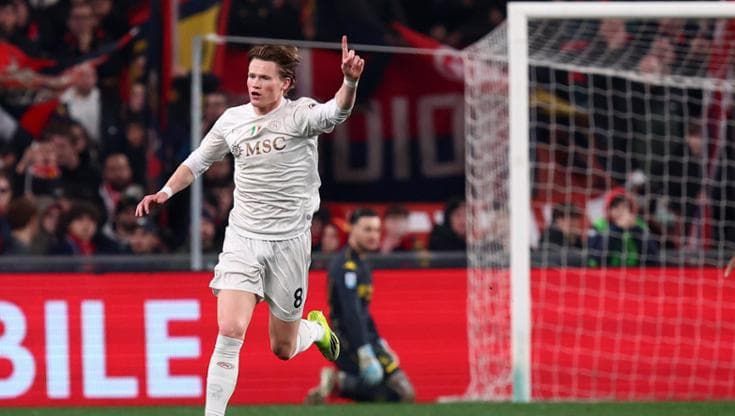 McTominay: show e stop, l’uomo in più del Napoli è in dubbio per la Coppa