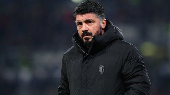 Milan, Gattuso: "Niente alibi arbitri, pensiamo alla Lazio. Io alla Roma? Non sento Totti da mesi"