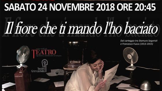 Anna Rita Vitolo in scena con "Il fiore che ti mando l’ho baciato"