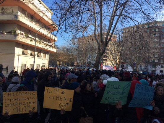 Roma, incidenti a San Basilio: protesta a Piazza Clodio