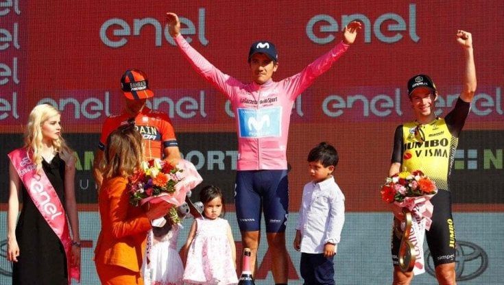 Giro 2019, la vittoria di Carapaz