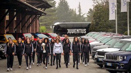 Le campionesse della Juventus? Al volante delle Jeep