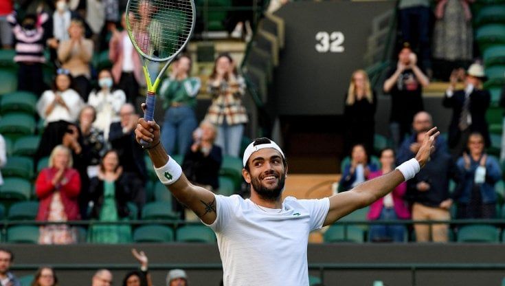 Wimbledon, storico Berrettini: un italiano in semifinale 61 anni dopo Pietrangeli