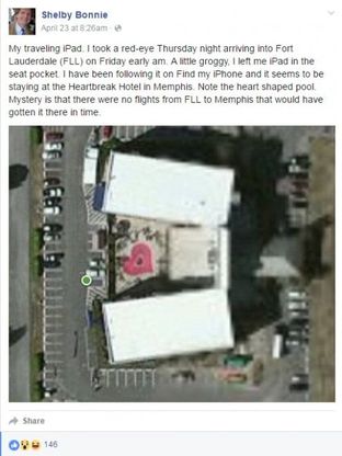 L'iPad perduto: tutte le tappe su Facebook