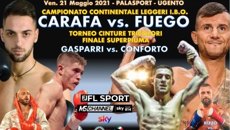 Boxe, Carafa cerca il salto di qualità contro lo spagnolo Fuego